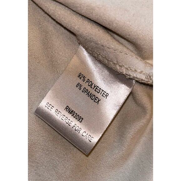 Tyler Boe Women's S Leopard Print Button Up Top Long Sleeve Faux‎ Suede - Picture 11 of 12